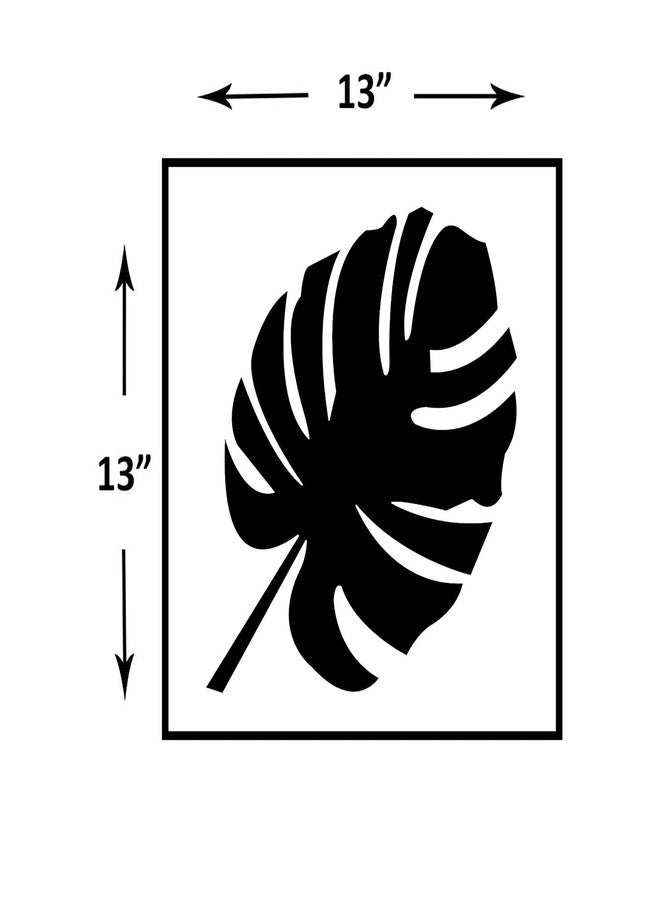 DECORNOW Reusable DIY Wall Stencil Painting, for Home Decoration Pack of 1, Size : (13 Inch x 13 Inch) - Image 3